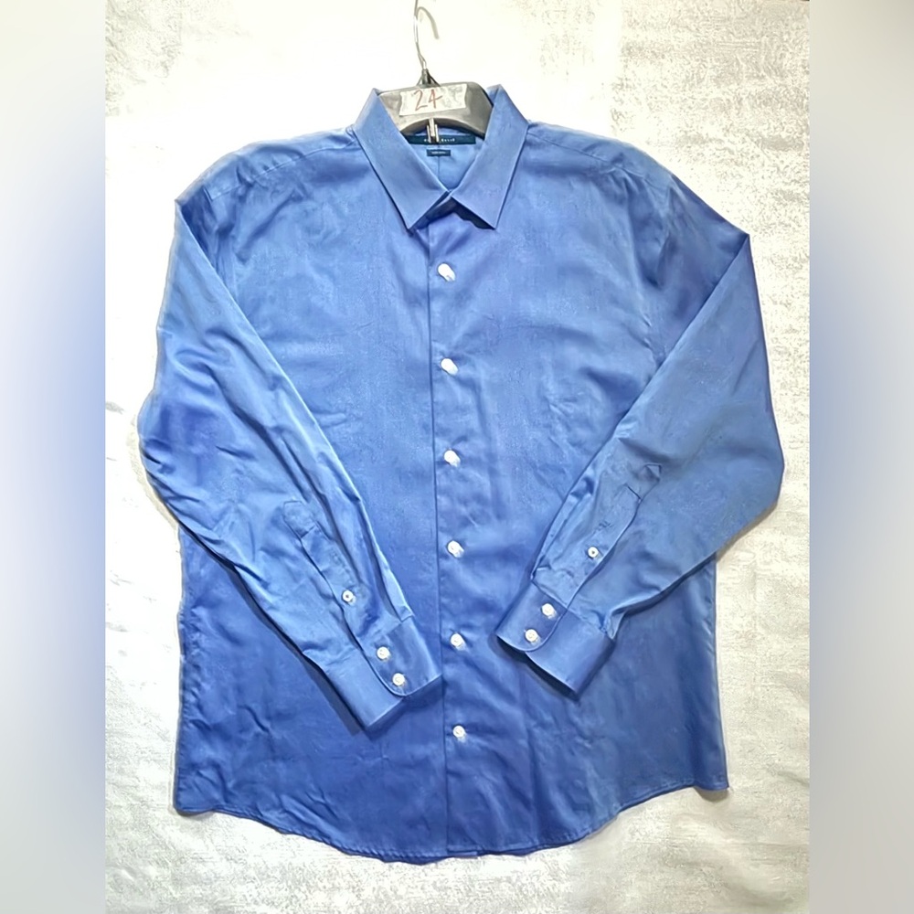 Perry Ellis Classic Blue Dress Shirt
